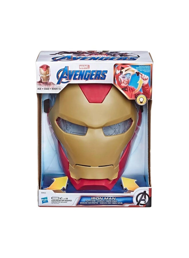AVENGERS - Marvel Iron Man Flip Fx Mask With Flip-Activated Light - Image 1