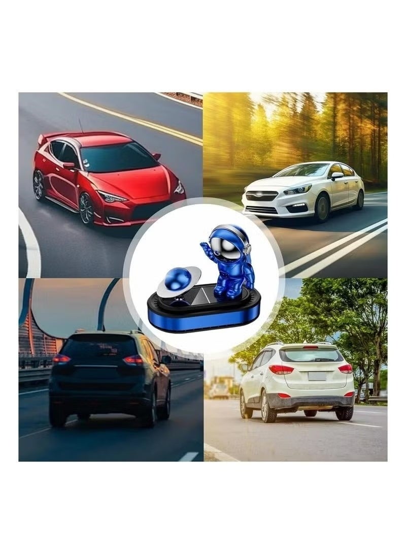Classic VersaMarts Solar Car Air Freshener – Astronaut Dashboard Aromatherapy Diffuser, Rotatable Car Scent, Eco-Friendly Solar Powered - Image 2