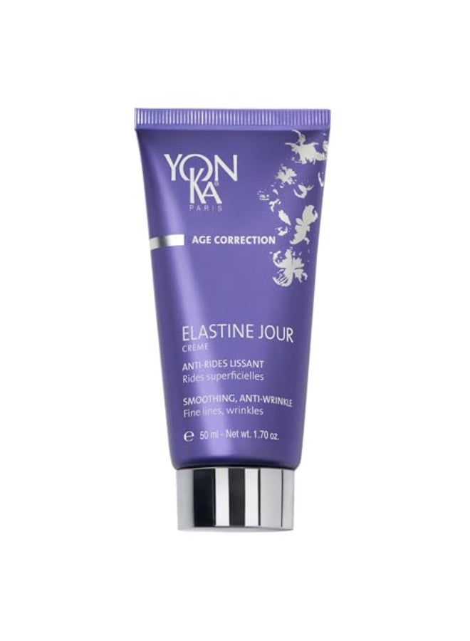 Yonka Elastine Jour AntiWrinkle Day Cream Anti Aging Facial Moisturizer and Eye Cream Soften Fine Lines and Wrinkles with Vitamin C and Elastin Peptides ParabenFree 170 oz - Image 1