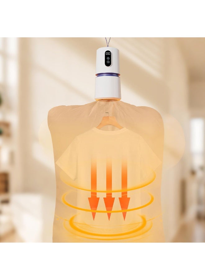 Mini foldable travel clothes dryer, portable clothes dryer, small compact electric dryer, multi-purpose mini clothes dryer for travel, RV, apartments, dormitories and small spaces - Image 4