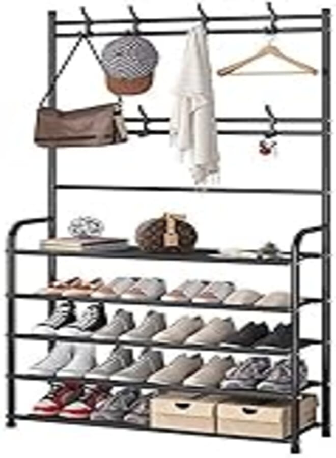 Ast & 5 Door Metal Hanger Organizer, Multicolor, 80x26x168in 
