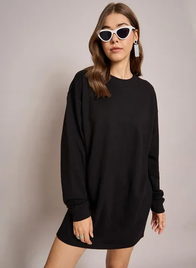 SASSAFRAS Oversized Knit Dress