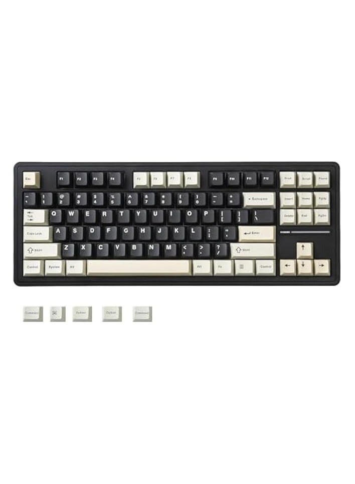YZ87 Gasket Mechanical Keyboard,TKL Wireless Hot Swappable Gaming Keyboard with 4-Layer Padding, BT5.0/2.4G/USB-C NKRO RGB Backlit Gaming Keyboard for Win/Mac(Black,Milk Switch)