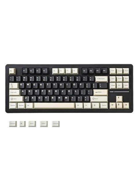 YZ87 Gasket Mechanical Keyboard，TKL Wireless Hot Swappable Gaming Keyboard with 4-Layer Padding, BT5.0/2.4G/USB-C NKRO RGB Backlit Gaming Keyboard for Win/Mac(Black,Milk Switch)