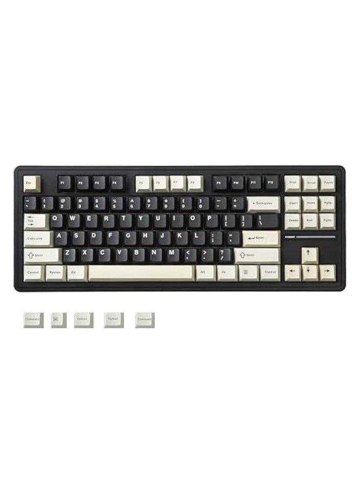 PROMASS - YZ87 Gasket Mechanical Keyboard，TKL Wireless Hot Swappable Gaming Keyboard with 4-Layer Padding, BT5.0/2.4G/USB-C NKRO RGB Backlit Gaming Keyboard for Win/Mac(Black,Milk Switch) - Image 1