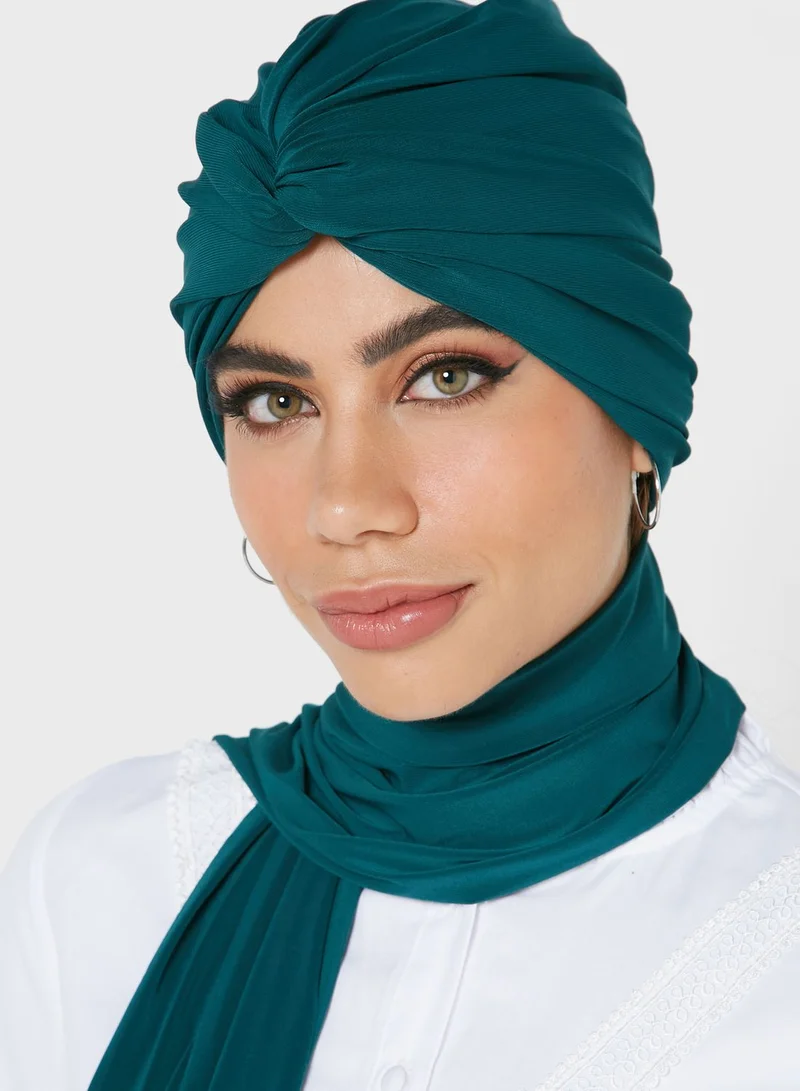 Mervin Şal by Modanisa Instant Bonnet Scarf