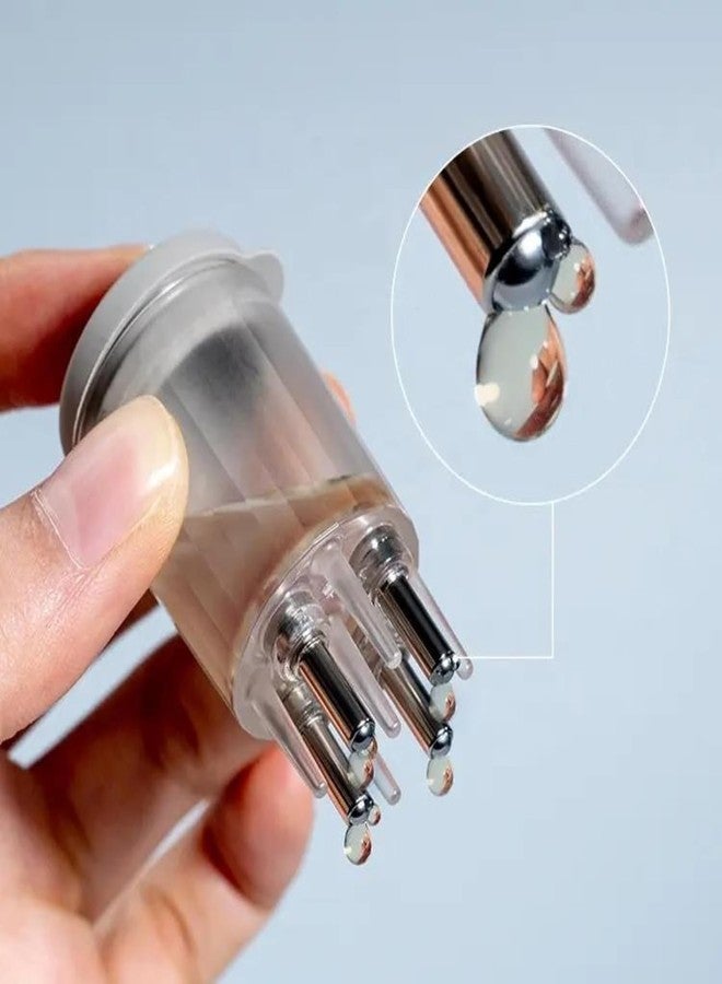 Abhaymart Hair Oil Applicator Comb, Smooth Root Comb Applicator Bottle For Scalp Oil, Anti Hair Loss Lotion Dispenser, Anti-Leak,Scale Control, Salon Care, Oily/Greasy Hair, Transparent 10ml - Image 2