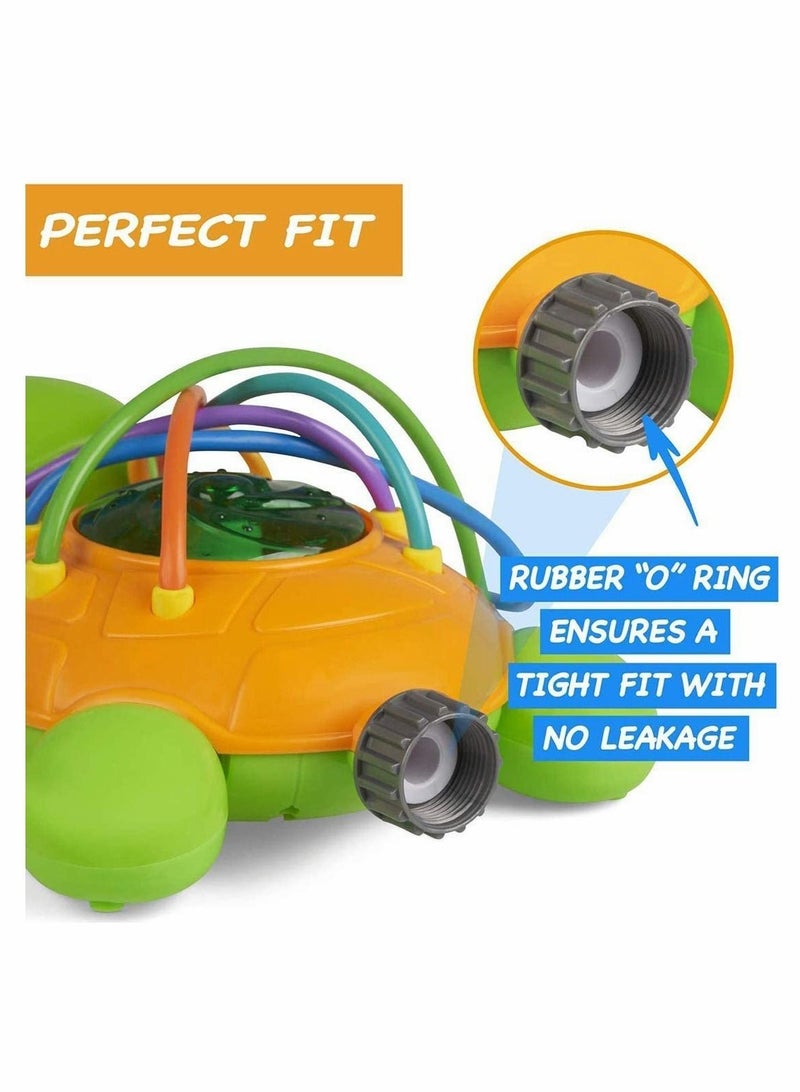 Y&D Outdoor Water Spray Sprinkler for Kids and Toddlers- Backyard Spinning Turtle Toy w/Wiggle Tubes- Splashing Fun Summer Days- Sprays...  - Image 4