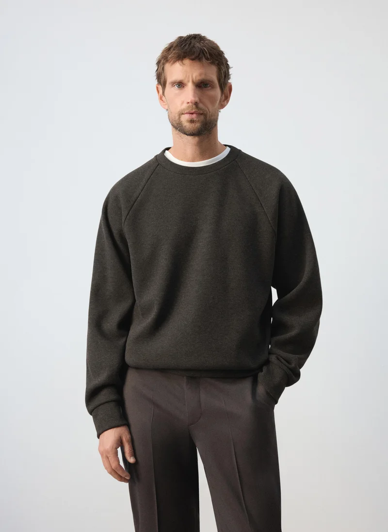 Brushed-Effect Sweatshirt