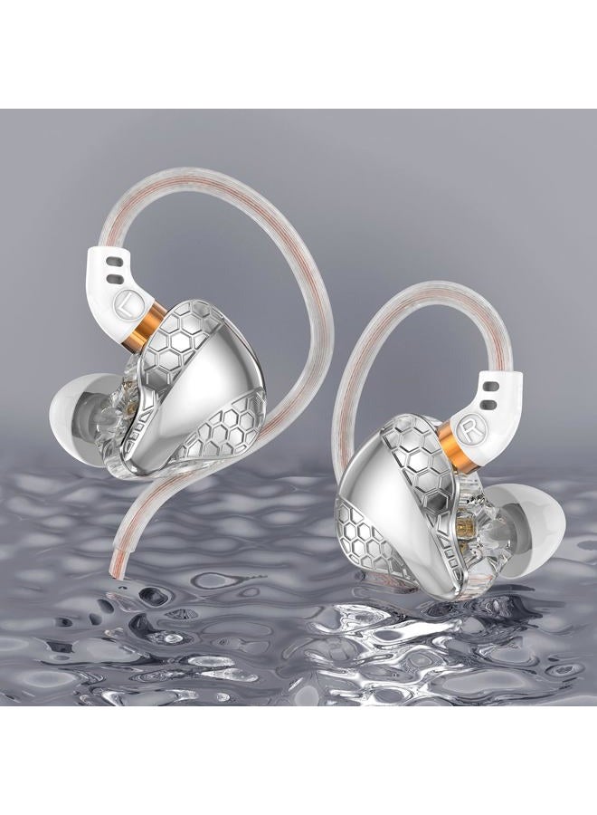BZINK سماعات H89 IEM في الأذن، سماعات رأس سلكية مع ميكروفون، سماعات H89 السلكية، صوت واضح مع باس قوي، سماعات للأجهزة الكمبيوتر، المدرسة، الطلاب، مقبس 3.5 - Image 3