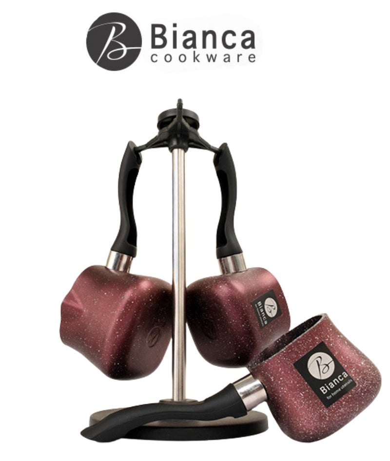 طقم كنك قهوة جرانيت بيانكا