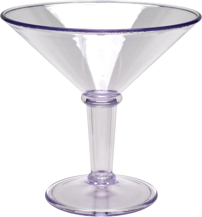 Get G.E.T. Shatterproof Plastic Jumbo Martini Cocktail Glass, BPA Free, 48 Ounce, Clear - Image 3