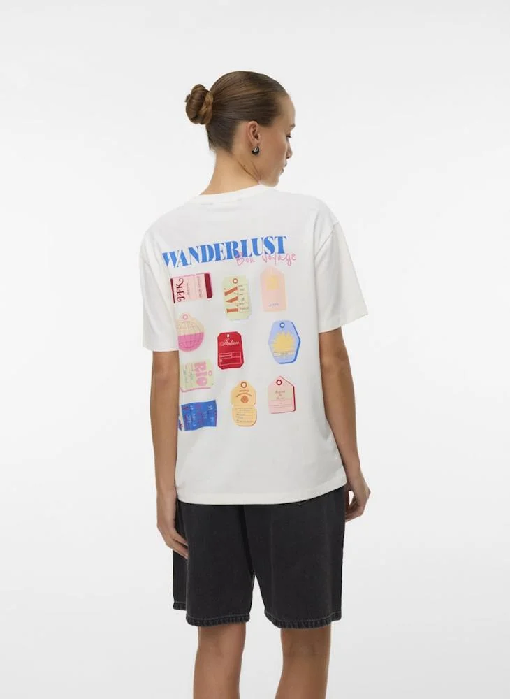VERO MODA Crew Neck Regular Fit T-Shirt