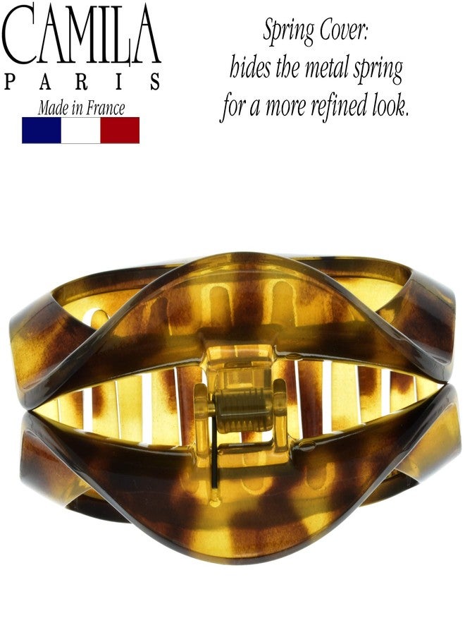 Camila Paris CP1573 French Hair Clip for Women Thick Hair for Long Curly Wavy Hair, Girls Hair Claw Clips Jaw, Durable Styling Big Claw Clip for Thick Hair, Strong Hold No Slip Grip, Made in France - Image 5