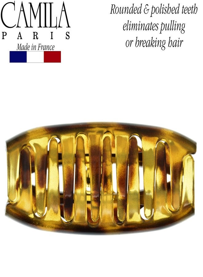Camila Paris CP1573 French Hair Clip for Women Thick Hair for Long Curly Wavy Hair, Girls Hair Claw Clips Jaw, Durable Styling Big Claw Clip for Thick Hair, Strong Hold No Slip Grip, Made in France - Image 3