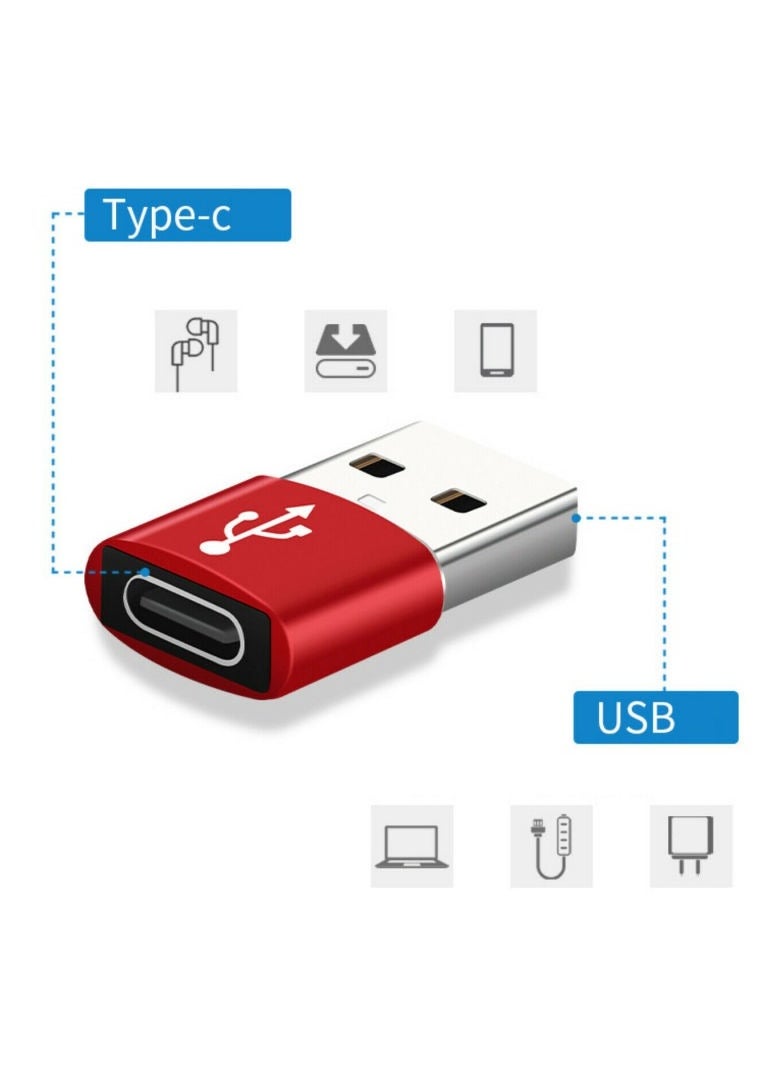 ماركة غير محددة 2 قطعة USB 3.0 نوع C أنثى إلى USB ذكر محول محول موصل  - Image 2