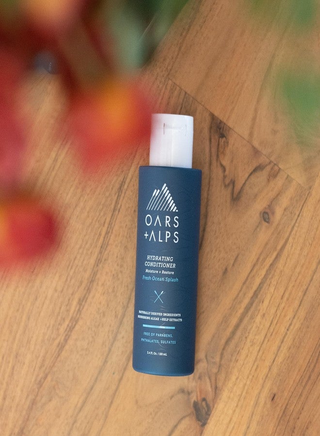Oars + Alps Men's Sulfate Free Hair Shampoo and Conditioner Set, Infused with Kelp and Algae Extracts, Fresh Ocean Splash, Travel Size 3.4oz Each - Image 4