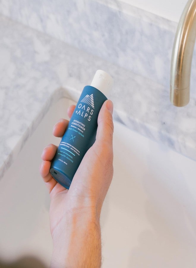 Oars + Alps Men's Sulfate Free Hair Shampoo and Conditioner Set, Infused with Kelp and Algae Extracts, Fresh Ocean Splash, Travel Size 3.4oz Each - Image 3