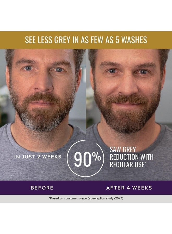 JUST FOR MEN Control GX + THK Thickening Beard Wash with Grey Reduction, Alpha Keratin Helps Beard Growth, Thickens Hair Up to 20%, Works with Every Hair Texture, 4 oz - Image 3