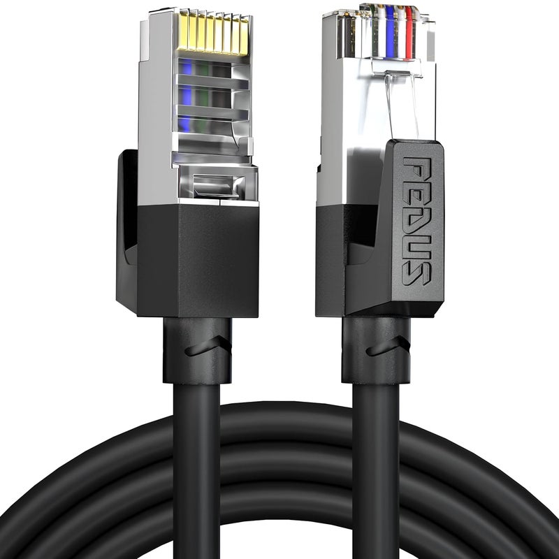 FEDUS كابل إيثرنت باتش RJ45 Cat5e عالي السرعة 1000 ميجابت في الثانية بطول 10 متر من FEDUS - Image 1