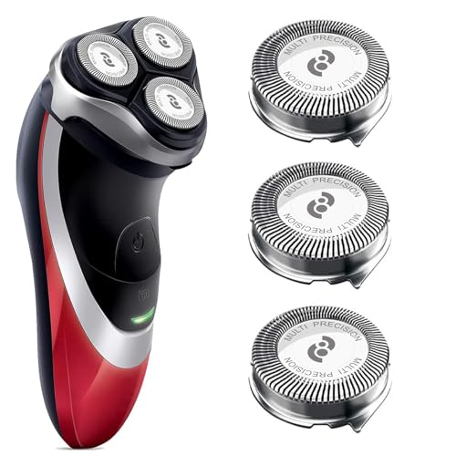 innobeaut HQ8 Replacement Heads Compatible with Philips Norelco Aquatec Shavers, Razor Blades Suitable for Philips Aquatec Heads, HQ8 Heads (3-pc Pack) - Image 1
