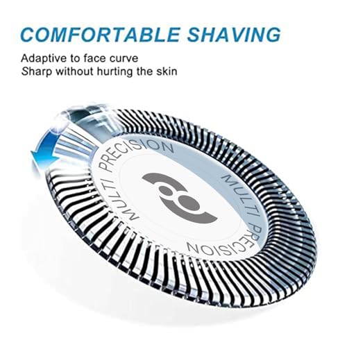 innobeaut HQ8 Replacement Heads Compatible with Philips Norelco Aquatec Shavers, Razor Blades Suitable for Philips Aquatec Heads, HQ8 Heads (3-pc Pack) - Image 5