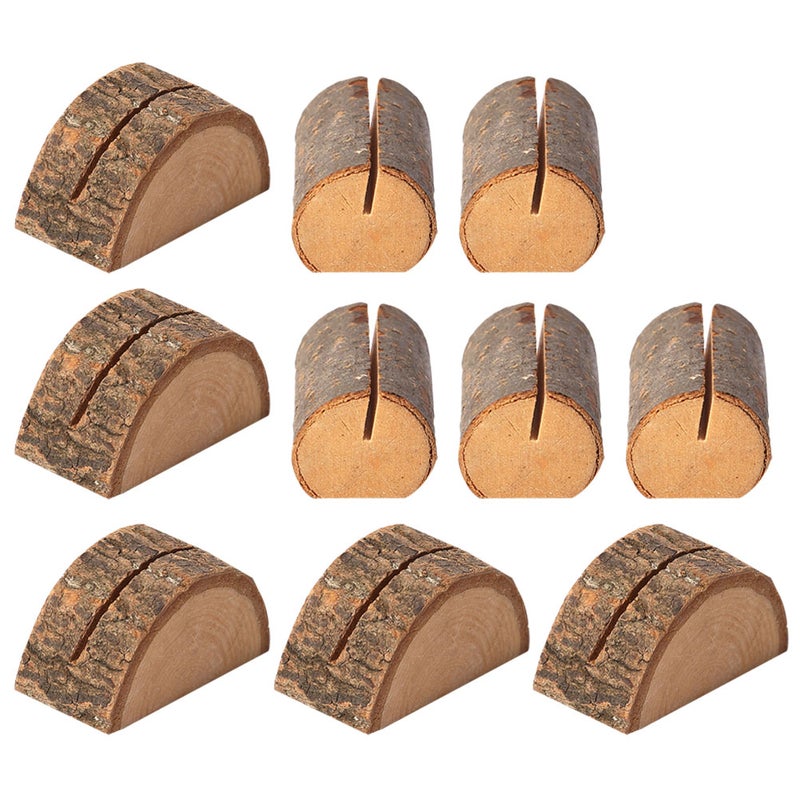 10PCS Wood Base Clip Household Kids Room Bedroom Decoration Photo Clip - Image 1