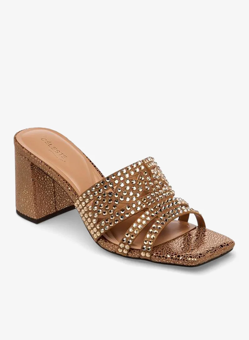 سيليست Women Block Heel Sandals Ramadan Collections