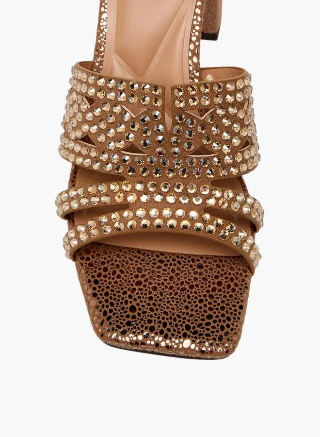 Celeste BROWN Women Block Heel Sandals for Women | Best Price UAE