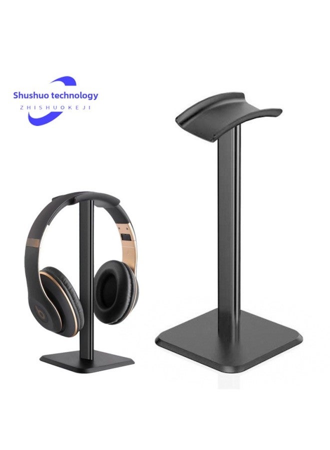 Headphone Holder Headphone Storage Rack Internet Cafe Aluminum Alloy Headphone Plastic Rod Display Stand E-Sports Holder-Colour:Z6 White (plastic Pole) Pp Bag Packaging  - Image 2