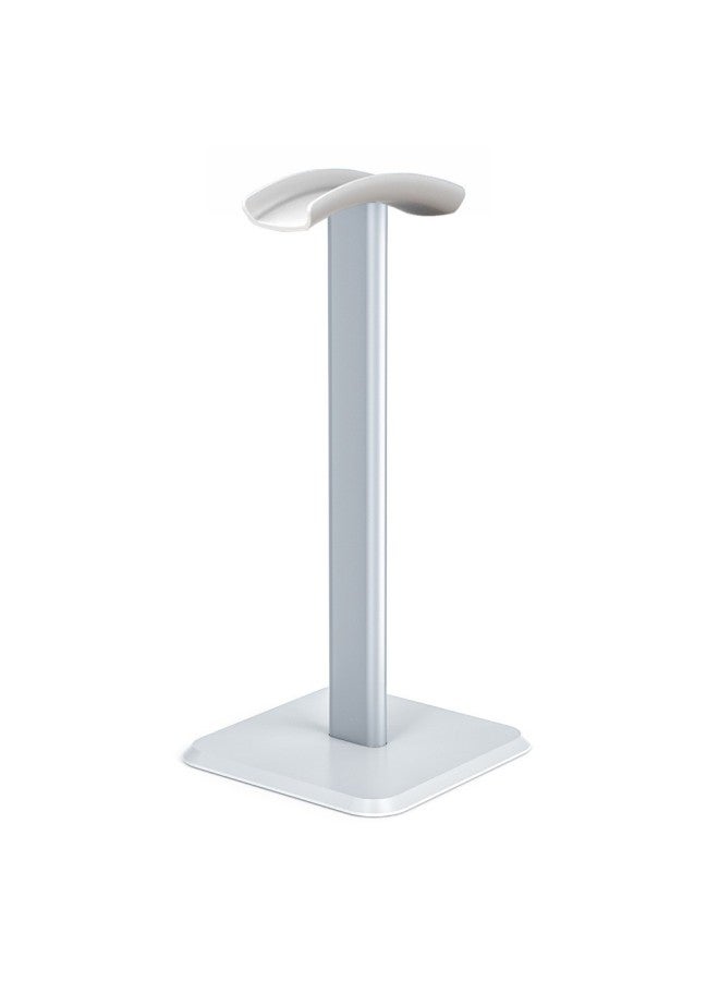 Headphone Holder Headphone Storage Rack Internet Cafe Aluminum Alloy Headphone Plastic Rod Display Stand E-Sports Holder-Colour:Z6 White (plastic Pole) Pp Bag Packaging  - Image 1