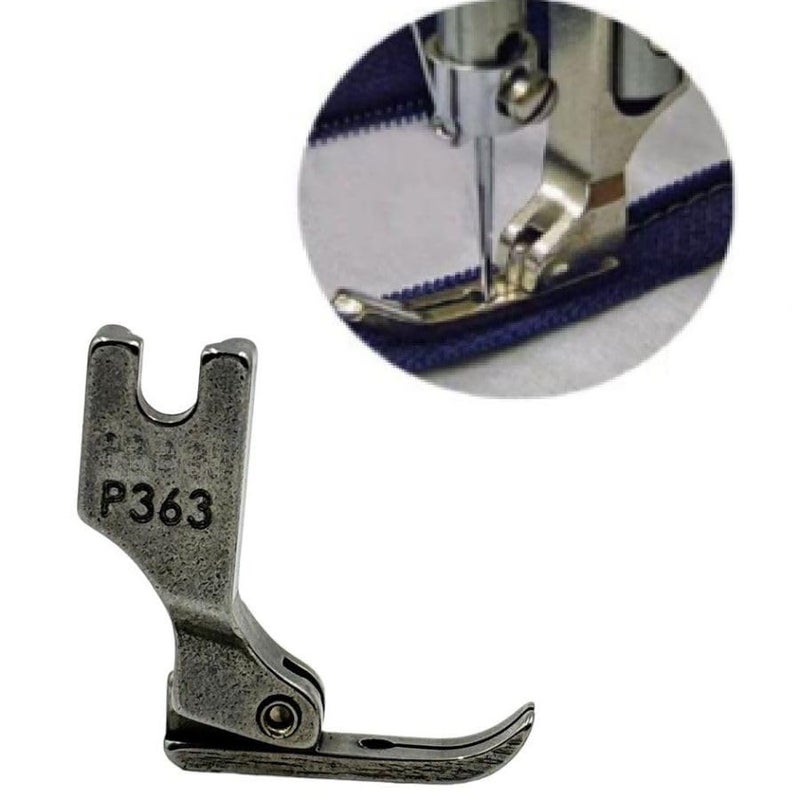 ZENITH Pressure Foot for Industrial Sewing Machine Fittings Sewing Machine Presser Foot Flat Type for Jack, Juki etc. Silver (P363) - Image 3