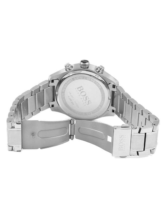 HUGO BOSS Men's Grand Prix Stainless Steel Chronograph Wrist Watch - Image 3