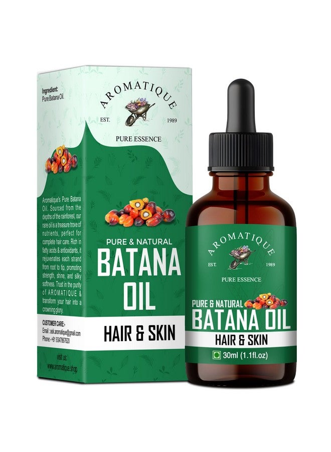 Aromatique Batana Oil - Pure Cold Pressed Oil for Hair Growth By Dr Sebi Sourced from Honduras, Derived from Palm Nut for Hair & Skin (30 ML) - Image 1