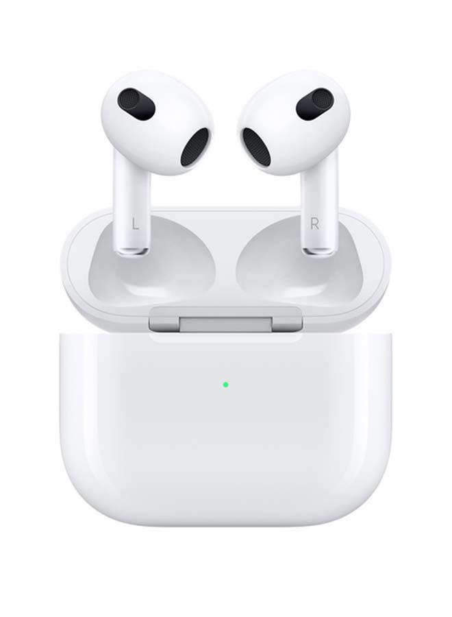 ابل  AirPods (الجيل الثالث) مع علبة شحن MagSafe أبيض - Image 1