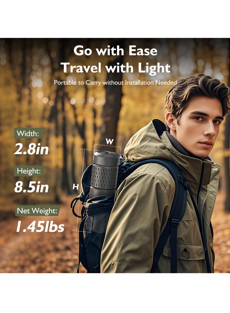 Portable Rechargeable Camping Light, Multi-Functional Outdoor Light, Telescoping Light, Telescopic Camping Lantern, Cordless Work Light with Adjustable Stand, Brightness Adjustment - Image 4