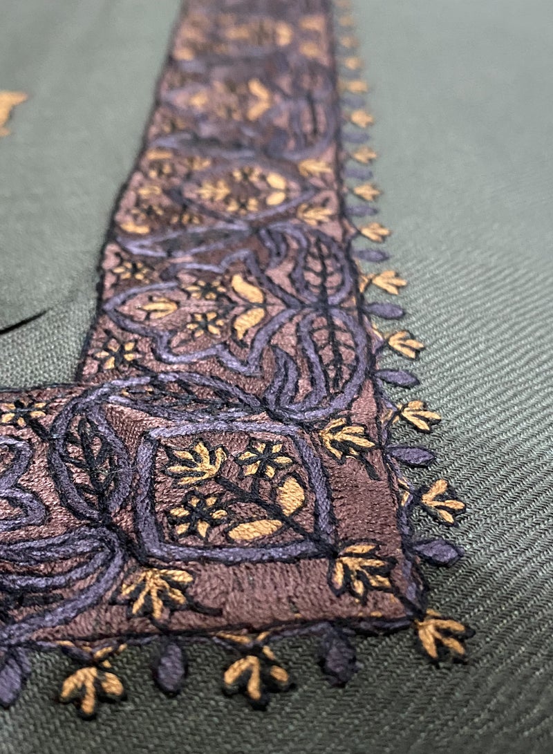 عمامة راس رجالي ، شال للرجل صيفي نقش خياطة ، شالات رجالية ، شيلان يمني عربي ، عصبة الراس ، قبعة صيفية ، هدايا رجالية ، هدايا للرجال ، الشال العربي ، عمامة سعودية اماراتية خليجية عمانية يمنية اسلامية - Image 2