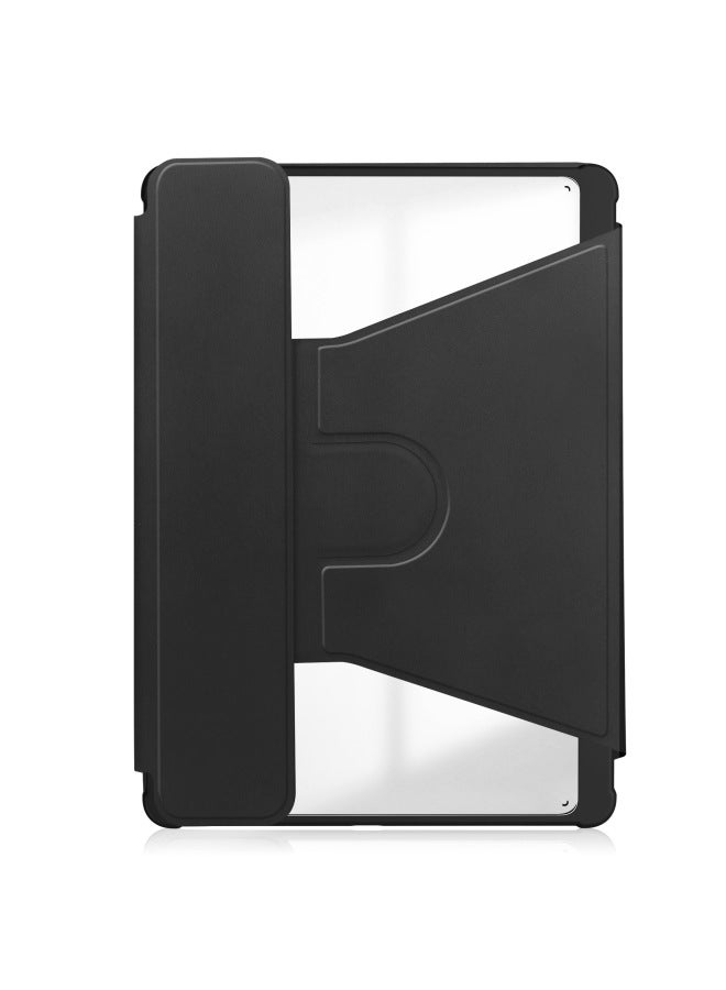 For Samsung Galaxy TabS9FE Tablet Protective Case 360 Rotating Acrylic Bluetooth Keyboard Leather Case A