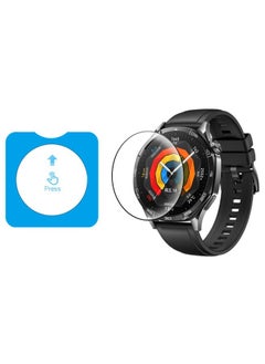 SJet Screen Protector for Huawei GT5 46mm Smartwatch,with Auto-alignment Installation kit,High Definition Anti-Scratch Bubble Free Clear Tempered Glass protective film  - Image 1