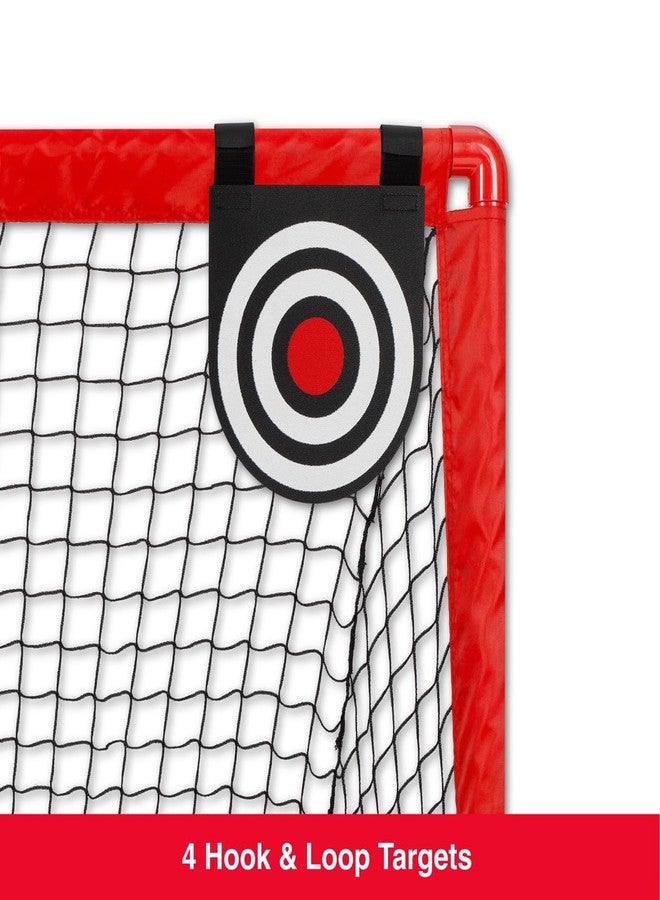 ESPN Street Hockey Training Set for Kids, Includes Net with Four Targets, Hockey Stick, Ball, and Puck for Outdoor Games - Image 2