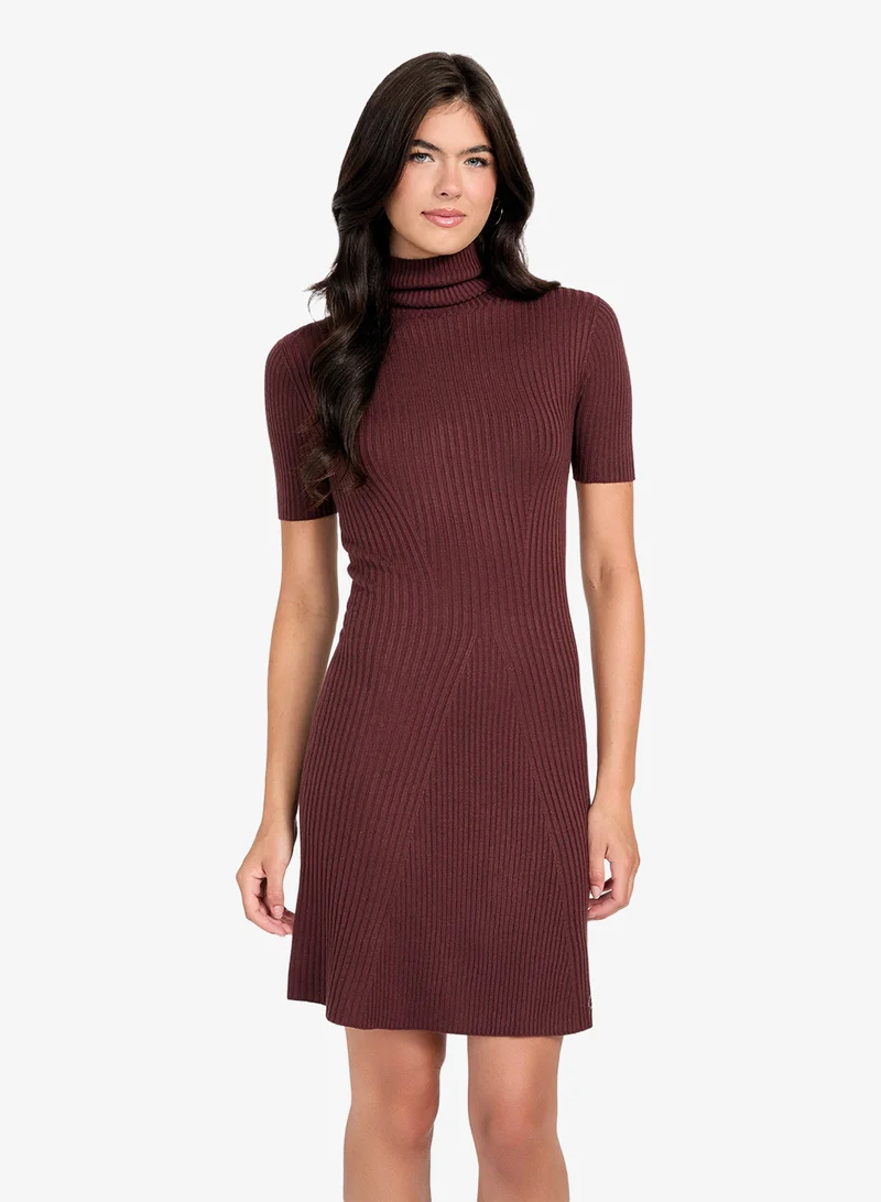 Short Sleeve Julia Seamless Swtr Dress