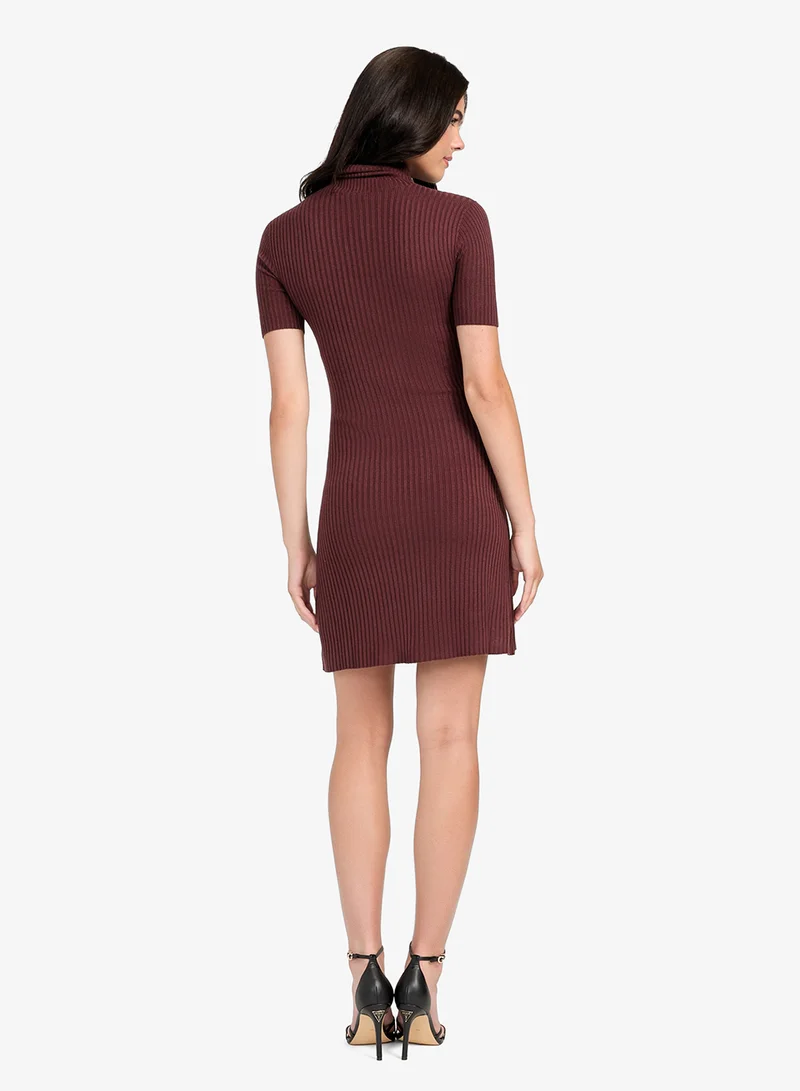 جس Short Sleeve Julia Seamless Swtr Dress