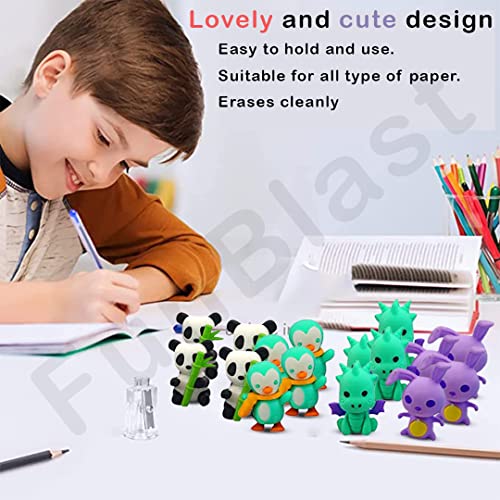 FunBlast Fairy Palace Erasers for Kids - School Stationary Kit for Kid, Return Gifts for Kids (Pack of 17 Pcs; Assorted Color) - Image 4