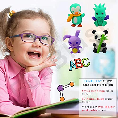 FunBlast Fairy Palace Erasers for Kids - School Stationary Kit for Kid, Return Gifts for Kids (Pack of 17 Pcs; Assorted Color) - Image 2