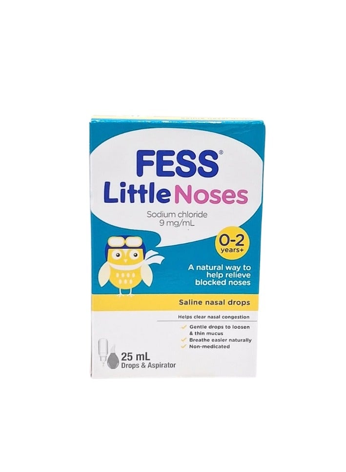 Fess Little Saline Noses Nasal Drop 25Ml