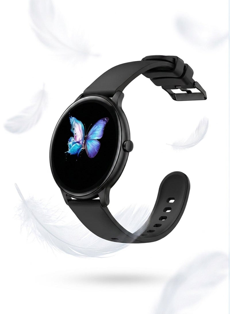 Aolon GTR Mini Smartwatch (Black) – 1.39" IPS HD Screen (360x360), Bluetooth 5.3 Calling & Health Tracker, 115 Sports Modes, IP67 Waterproof, Lightweight Smart Fitness Watch (JYOUPRO App) - Image 2