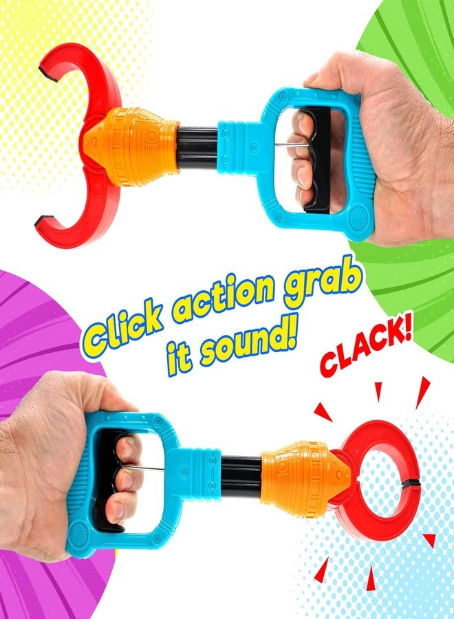 JA-RU Grab It Claw Grabber Toy (12 Pack) – 12 Inch Robot Claw Grabber Pickup Tool for Kids, Hand Eye Coordination Toys, Robot Party Favors, Birthday Gifts & Classroom Prizes. 5617-12s - Image 5