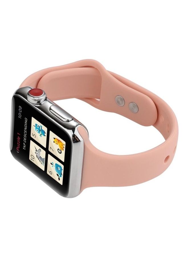 BGM Replacement Strap For Apple Watch Series 6/SE/5/4 44mm And 3/2/1 42mm Pink - Image 5
