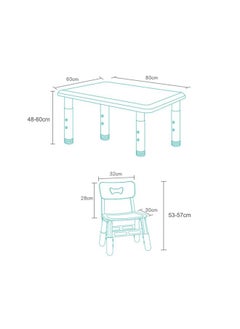 2-Piece Kids Furniture Study Adjustable Height Table And Chair Set With Storage Drawer - pzsku/Z5048DA7F6AD2BA11ADCEZ/45/_/1660535357/db02bf1f-8cb9-4bb3-bf49-c368692d8066