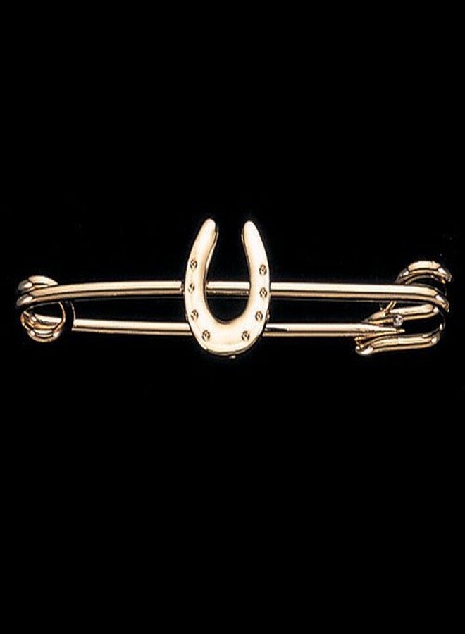 Exselle Horseshoe Stock Gold Plate Pin - Image 1